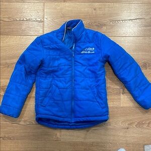 Eddie Bauer Vibrant Blue Kids Puffer Jacket (Youth Small)